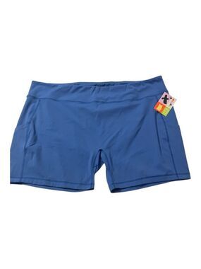 NWT Alder Apparel Performance Bike Shorts Blue 5X (28/30)